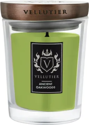 Vellutier Ancient Oakwoods / Свеча в стекле, дуб, мох и кедр, 90 г