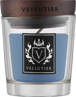 Vellutier Porto di Amalfi / Свеча в стекле, лимон, тимьян и кожа, 90 г