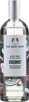 The Body Shop Coconut Body Mist Vegan мист для тела кокосовый парфюмированный спрей 100 мл