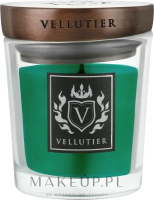 Vellutier Siberian Pine Forest / Свеча в стекле, сосна, кедр и травы, 90 г