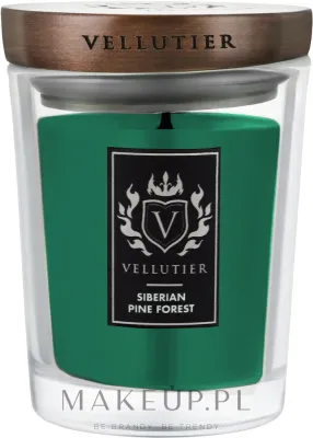 Vellutier Siberian Pine Forest / Свеча в стекле, сосна, кедр и травы, 225 г