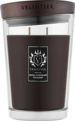 Vellutier Swiss Chocolate Fondant / Свеча в стекле, какао, ваниль и мёд, 515 г