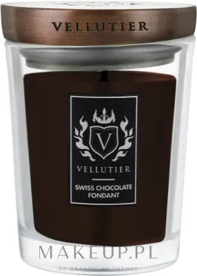 Vellutier Swiss Chocolate Fondant / Свеча в стекле, какао, ваниль и мёд, 225 г