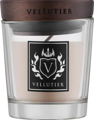 Vellutier Cafe Au Lait / Свеча в стекле, кофе арабика, молоко и ваниль, 90 г