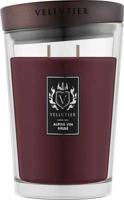 Vellutier Alpine Vin Brule / Свеча в стекле, глинтвейн, корица и апельсин, 515 г