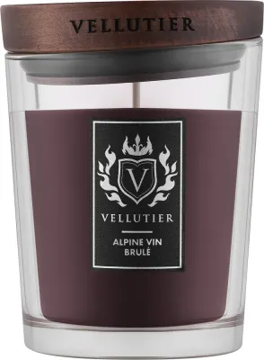 Vellutier Alpine Vin Brule / Свеча в стекле, глинтвейн, корица и апельсин, 225 г