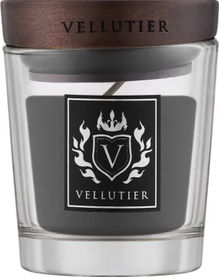 Vellutier Endless Night / Свеча в стекле, амбра, ваниль и сандал, 90 г