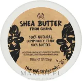 The Body Shop Shea масло ши для лица, волос и тела From Ghana Shea Butter, универсальный баттер для сухой кожи и кончиков волос, 150 мл — фото 1