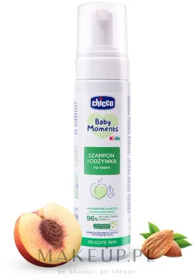 Шампунь и кондиционер в пенке Chicco Baby Moments Kids No Tears, для детей, 150 мл