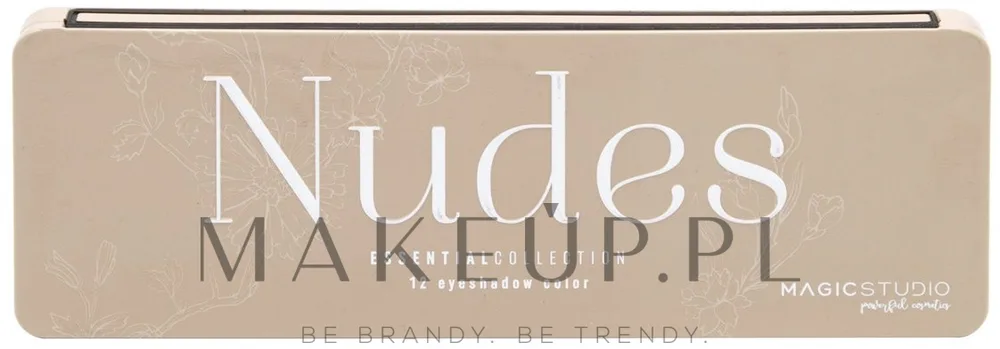 Палетка теней для век Magic Studio Naked Essential Collection Eyeshadow 12 оттенков