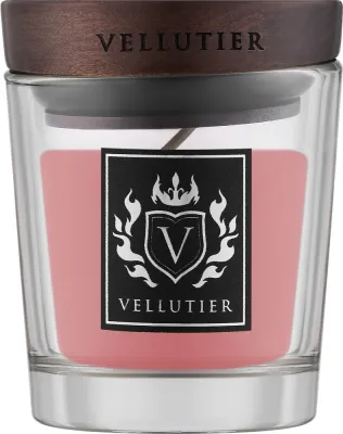 Vellutier Succulent Pink Grapefruit / Свеча в стекле, розовый грейпфрут, 90 г