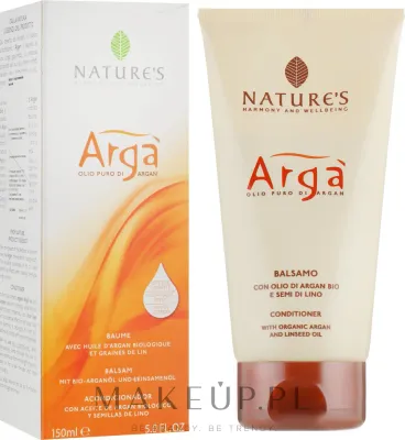 Бальзам-кондиционер для волос Nature's Arga Balsamo Conditioner с арганой и соком алоэ, 150 мл