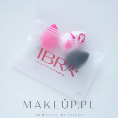 Набор спонжей для макияжа Ibra Make Up Blender Sponge Trio Mix разноцветные, 3 шт