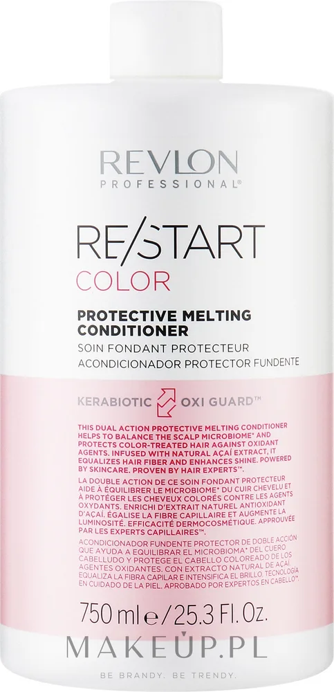 Кондиционер для окрашенных волос Revlon Professional Restart Color Protective Melting Conditioner с экстрактом асаи, без помпы, 750 мл
