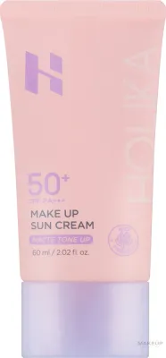 Крем солнцезащитный Holika Holika Make Up Sun Cream Matte Tone Up SPF50+ PA+++, база под макияж, матовый, 60 мл