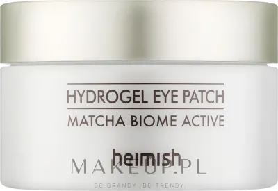 Патчи для кожи вокруг глаз Heimish Matcha Biome Hydrogel Active Eye Patch гидрогелевые, успокаивающие, 60 шт