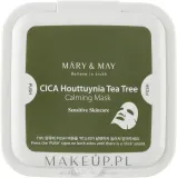 Mary & May CICA Houttuynia Tea Tree Calming Mask — успокаивающие тканевые маски для лица, 30 шт — фото 1