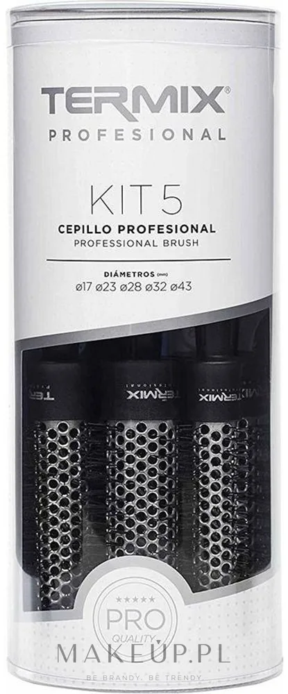 Набор щёток для моделирования волос Termix Professional Brush Kit 5, разные диаметры, нейлоновый ворс, 5 шт