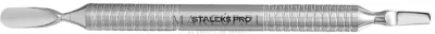 Лопатка маникюрная Staleks Pro Expert 100 Type 5 PE-100/5, пушер закругленный и широкое прямое лезвие, из хирургической стали