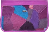 Косметичка Top Choice Patchwork 94453 экокожа сиреневая 29х19,5х10 см — фото 1