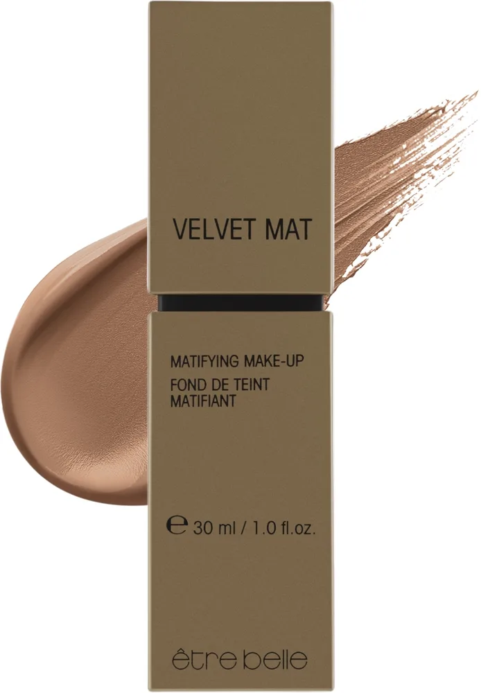 Тональная основа Etre Belle Velvet Mat Make-Up матирующая бархатистая SPF 10, 30 мл, оттенок 01