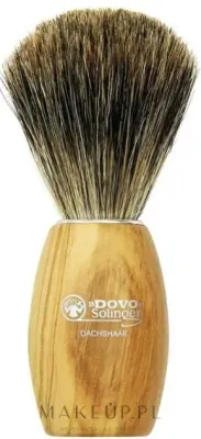 Помазок для бритья Dovo Shaving Brush Olive Wood, оливковое дерево, барсучий ворс