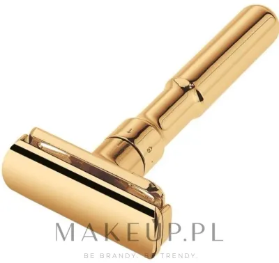 Т-образная бритва Merkur Safety Razor Futur золотая, с регулировкой агрессивности, 1 шт