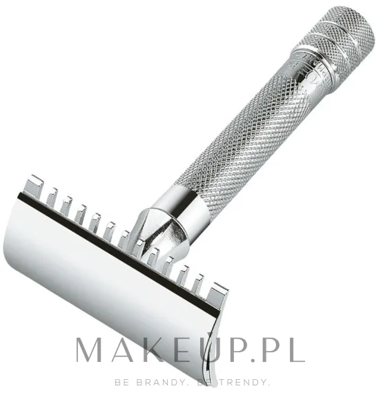Т-образная бритва Merkur Safety Razor Open Comb 15C с открытым гребнем, для густой щетины, 1 шт