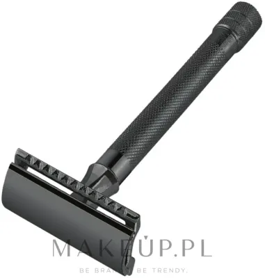 Бритва для лезвий Merkur Safety Razor Closed Comb Black Coating 23B чёрная, с закрытым гребнем, 1 шт
