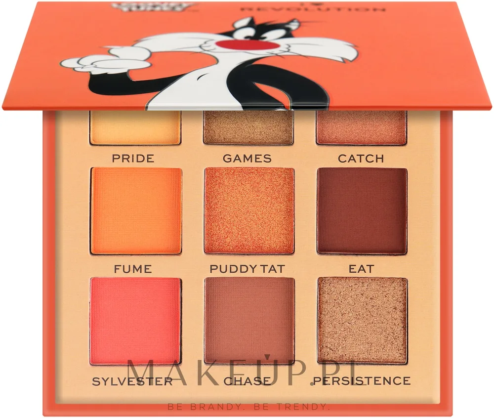 Палетка теней для век I Heart Revolution Looney Tunes Sylvester Shadow Palette 9 оттенков