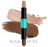 NYX Professional Makeup Kredka do konturowania 2 w 1 - Бронзер для лица NYX Wonder Stick Dual Face Highlight & Contour, оттенок 04 - Medium — фото 1