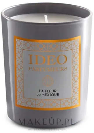 Ideo Parfumeurs La Fleur Du Mexique / Свеча в стекле, тубероза и пряная амбра, 180 г