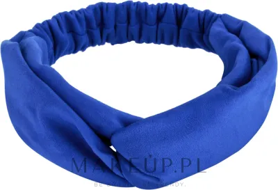 Повязка на голову MAKEUP Suede Twist из экозамши, с переплетением, цвет электрик, 1 шт