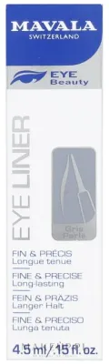Подводка для глаз Mavala Eye-Lite Eye Liner жидкая, с полуматовым финишем, 4,5 мл, оттенок Pearly Grey