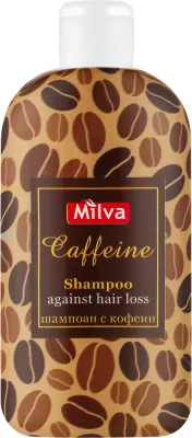 Шампунь против выпадения волос Milva Caffeine Shampoo Against Hair Loss кофеиновый, 200 мл