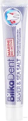 Зубная паста Bioapteka Marine Therapy Toothpaste с морской солью и ионами серебра, 75 мл