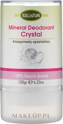Kalliston Mineral Deodorant Crystal минеральный дезодорант-кристалл из квасцов, не оставляет следов на одежде 120 г