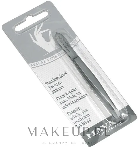 Пинцет скошенный Mavala Manicure Tweezer Stainless Steel из нержавеющей стали, 1 шт