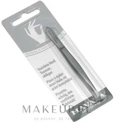 Пинцет скошенный Mavala Manicure Tweezer Stainless Steel из нержавеющей стали, 1 шт