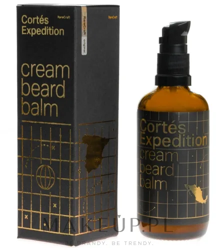 Крем-бальзам для бороды RareCraft Cortes Expedition Cream Beard Balm с маслами арганы и кокоса, 90 г