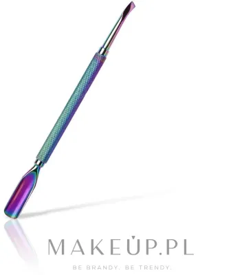 Пушер для маникюра Silcare Multicolor 114, двусторонний, с профилированным лезвием, разноцветный