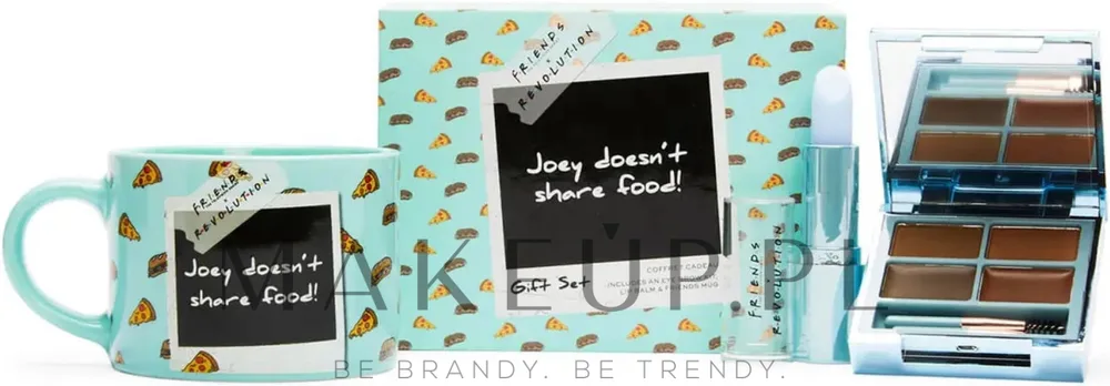 Набор Makeup Revolution X Friends Joey набор для бровей 3.7 г бальзам для губ 3.5 г и кружка
