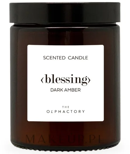 Свеча ароматическая Ambientair The Olphactory Dark Amber Scented Candle в банке, древесно-восточная, 135 г