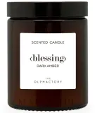 Свеча ароматическая Ambientair The Olphactory Dark Amber Scented Candle в банке, древесно-восточная, 135 г — фото 1