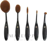Rio-Beauty Rio Essential - Набор кистей для макияжа Rio Essential 5 шт. из микрофибры — фото 2