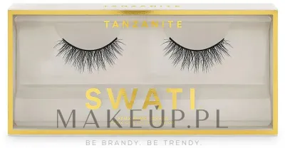 Накладные ресницы Swati Faux Mink Lashes Tanzanite, многослойные, округлые, 9-14 мм, 2 шт