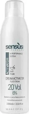 Крем-активатор Sensus Cream Activator 20 Vol, окислитель для волос 6%, 1000 мл