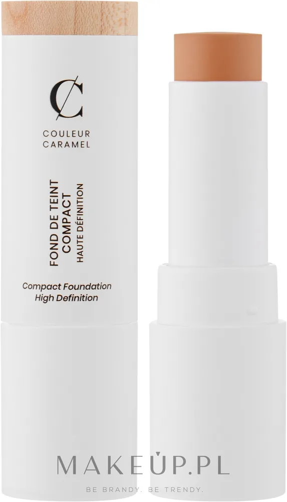 Тональный стик Couleur Caramel Compact Foundation органический увлажняющий, 9 г