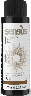 Краска для волос масляная Sensus Holi Demi Permanent Color Oil полуперманентная, 60 мл