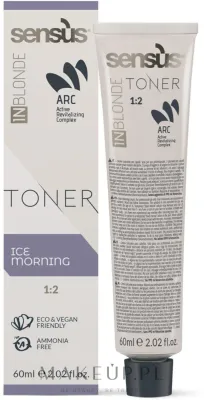 Тонер для светлых волос Sensus Inblonde Toner с комплексом ARC, 60 мл